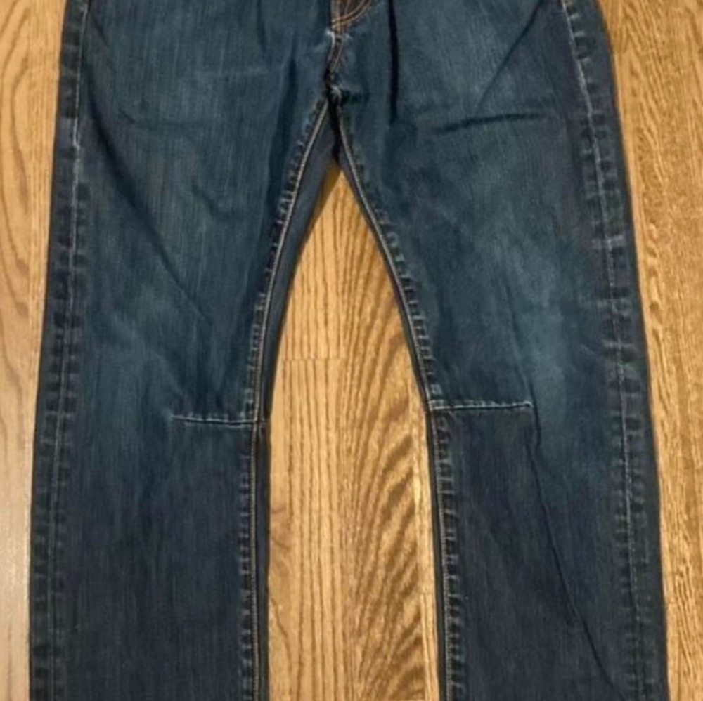 Ed Hardy embroidered denim